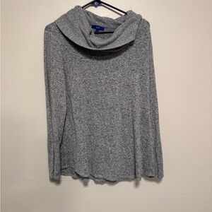 Apt. 9 Light Gray Cowl Neck Sweater